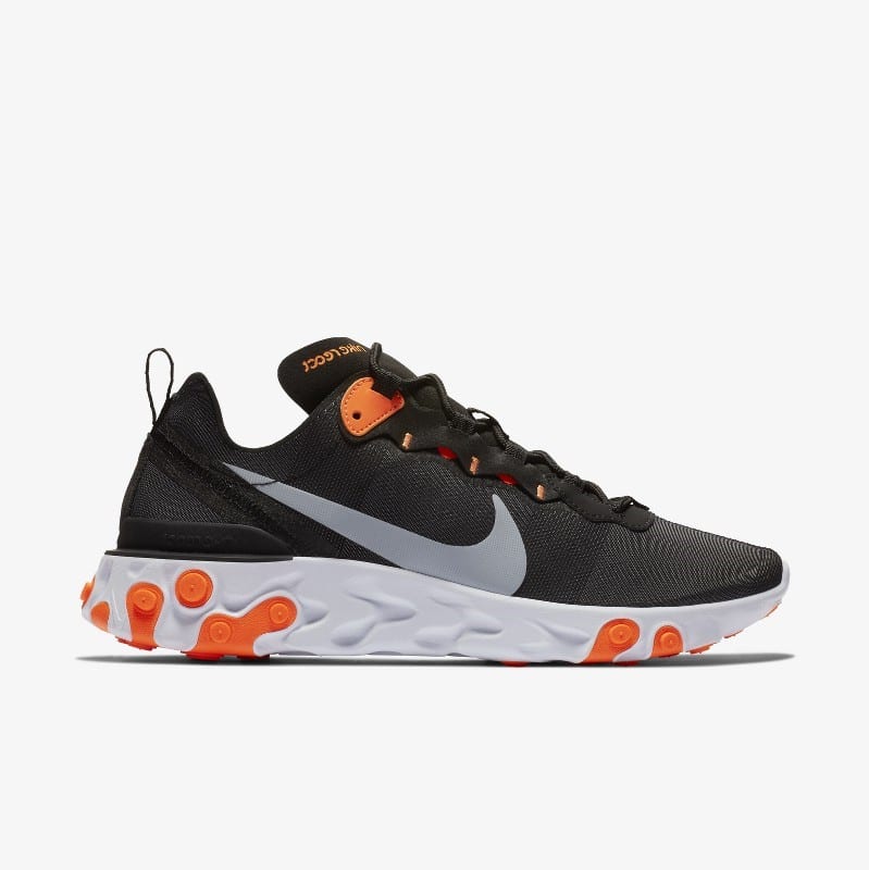 Nike react element discount 55 noir et orange